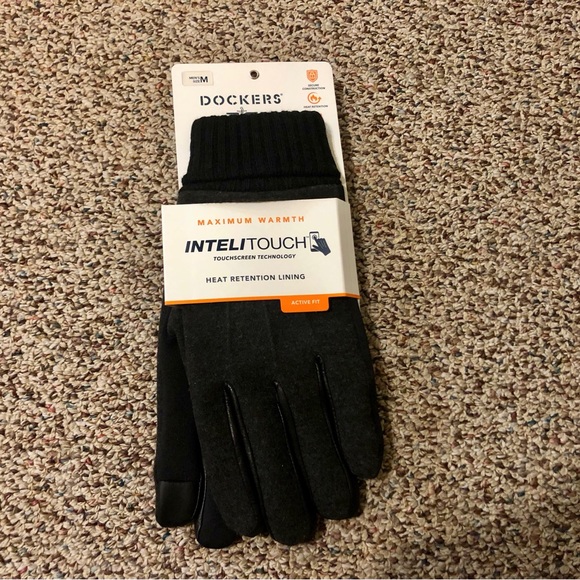 Dockers Other - Dockers InteliTouch Men’s Gloves.Medium. Active Fit. New With Tags